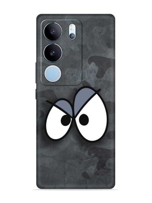 Big Eyes Night Mode Embossed Soft Silicone Case for Vivo Y29 (5G)