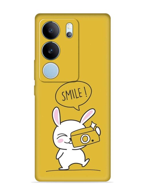 Hey Smile Please Embossed Soft Silicone Case for Vivo Y29 (5G)