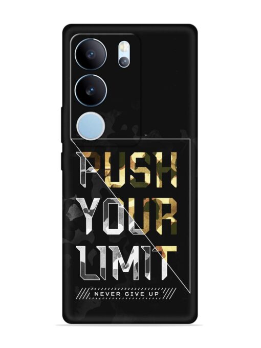 Push Your Limits Embossed Soft Silicone Case for Vivo Y29 (5G)