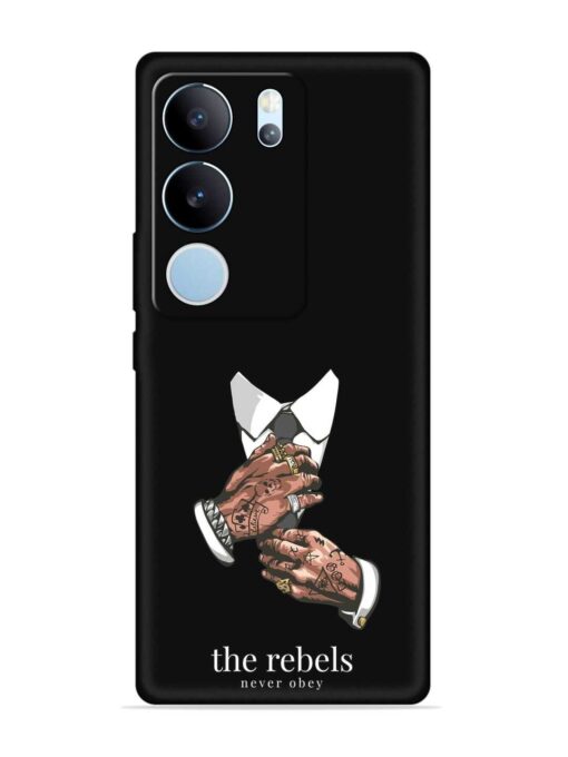 Rebels Slogan Man Embossed Soft Silicone Case for Vivo Y29 (5G)