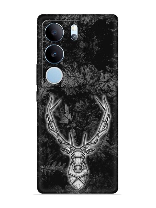 Ancient Deer Embossed Soft Silicone Case for Vivo Y29 (5G)