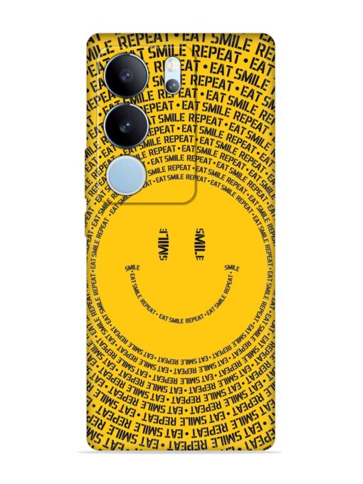 Smiley Embossed Soft Silicone Case for Vivo Y29 (5G)