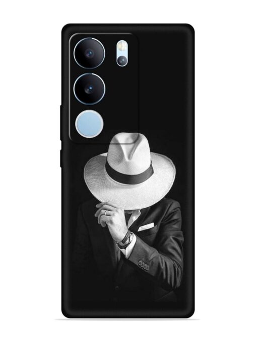 Men Under Hat Embossed Soft Silicone Case for Vivo Y29 (5G)