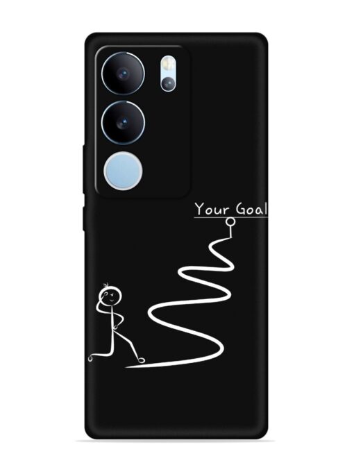 Your Goal Embossed Soft Silicone Case for Vivo Y29 (5G)