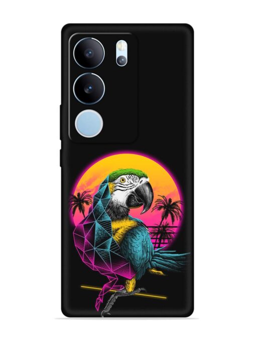 Rad Parrot Embossed Soft Silicone Case for Vivo Y29 (5G)