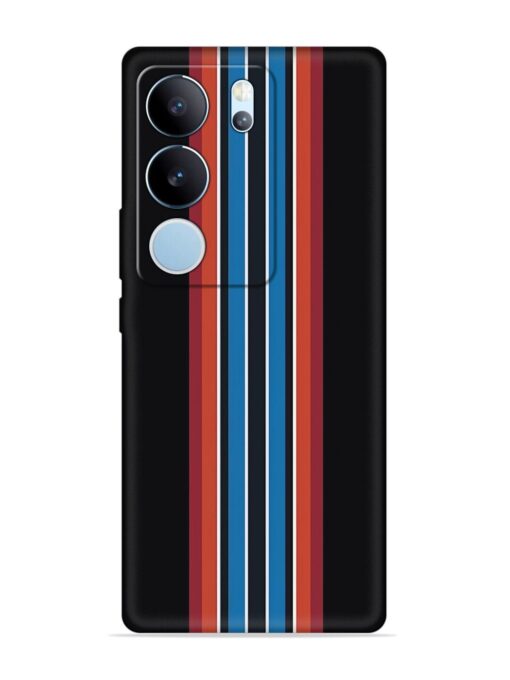 Vertical Strips Embossed Soft Silicone Case for Vivo Y29 (5G)