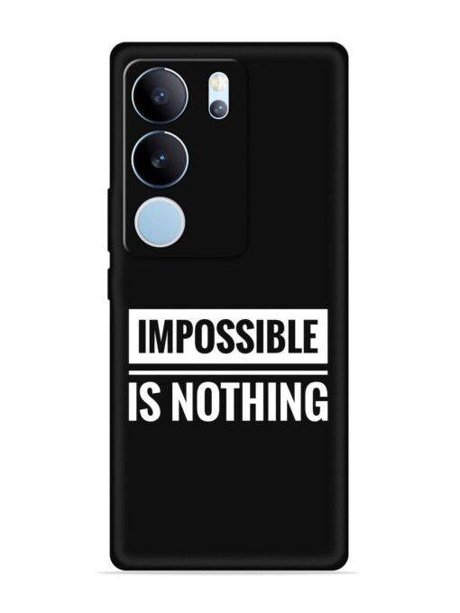 Impossible Is Nothing Embossed Soft Silicone Case for Vivo Y29 (5G)