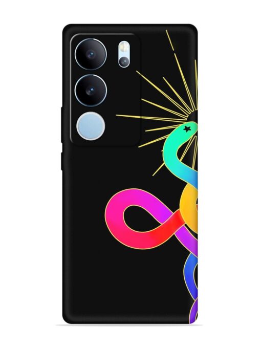 Art Geometric Abstraction Embossed Soft Silicone Case for Vivo Y29 (5G)