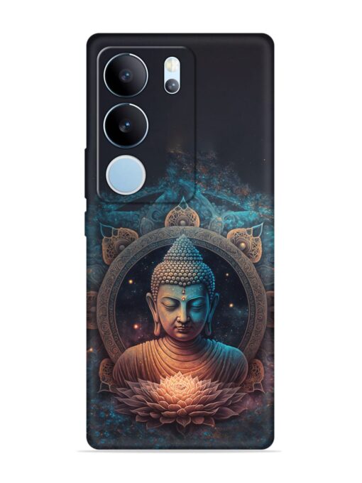 Gautam Buddha Embossed Soft Silicone Case for Vivo Y29 (5G)