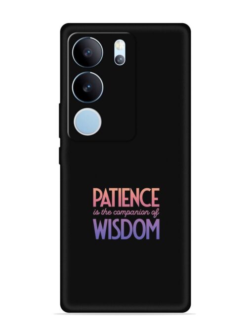 Patience Is The Embossed Soft Silicone Case for Vivo Y29 (5G)