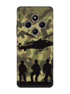 Army Heros Embossed Soft Silicone Case for Xiaomi Redmi 14C (5G)