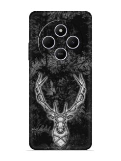 Ancient Deer Embossed Soft Silicone Case for Xiaomi Redmi 14C (5G)