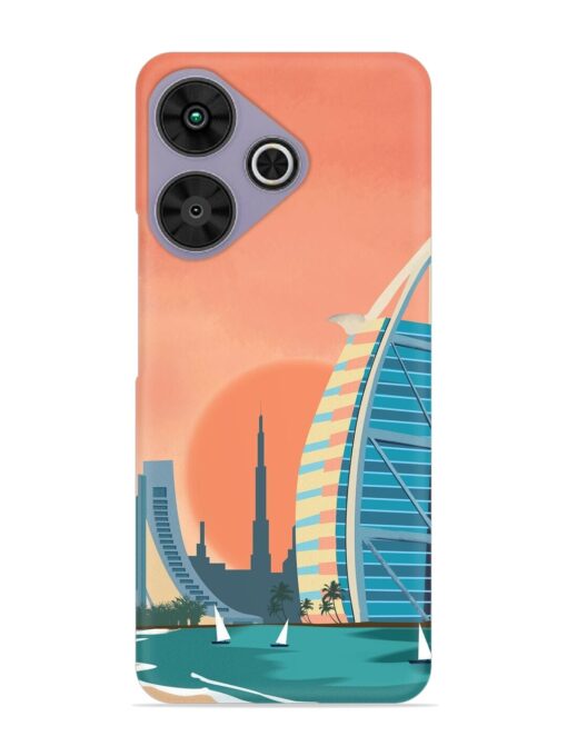 Dubai Architectural Scenery Snap Case for Poco M6 Plus (5G)