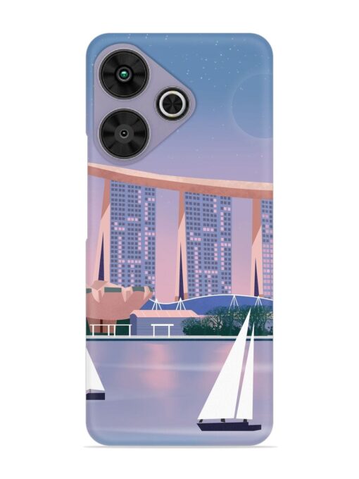 Singapore Scenery Architecture Snap Case for Poco M6 Plus (5G)