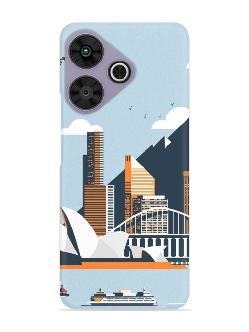 Sydney Opera Landscape Snap Case for Poco M6 Plus (5G)