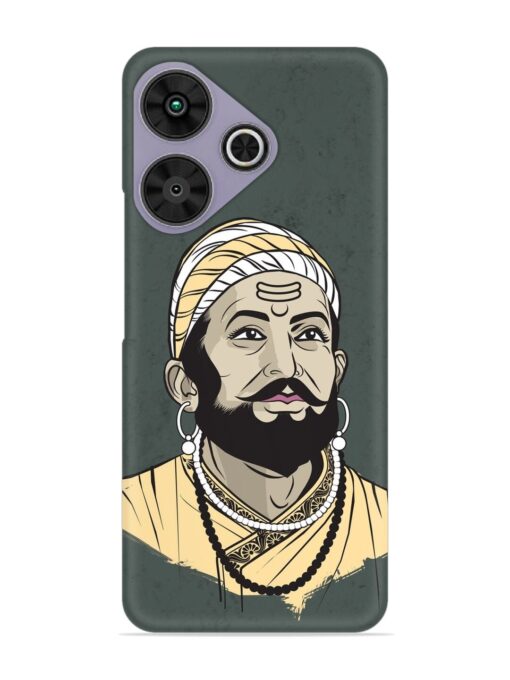 Shivaji Maharaj Vector Art Snap Case for Poco M6 Plus (5G)