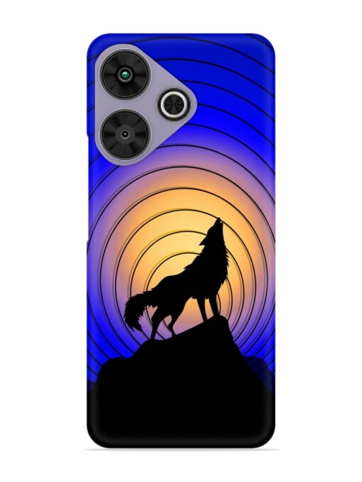 Fox Roaring Design Snap Case for Poco M6 Plus (5G)