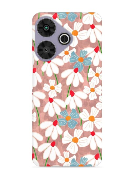 Abstract Petal Flowers Snap Case for Poco M6 Plus (5G)