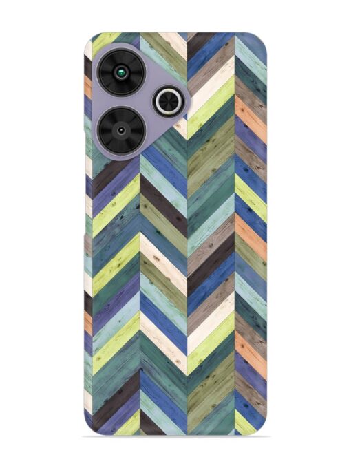 Chevron Random Color Snap Case for Poco M6 Plus (5G)