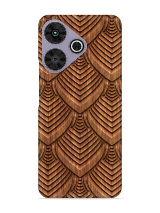 Carved Pattern On Snap Case for Poco M6 Plus (5G)