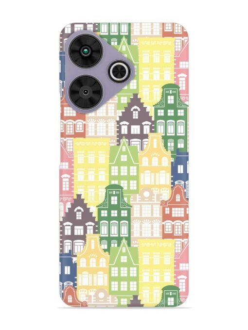 Seamless Shapes Pattern Snap Case for Poco M6 Plus (5G)