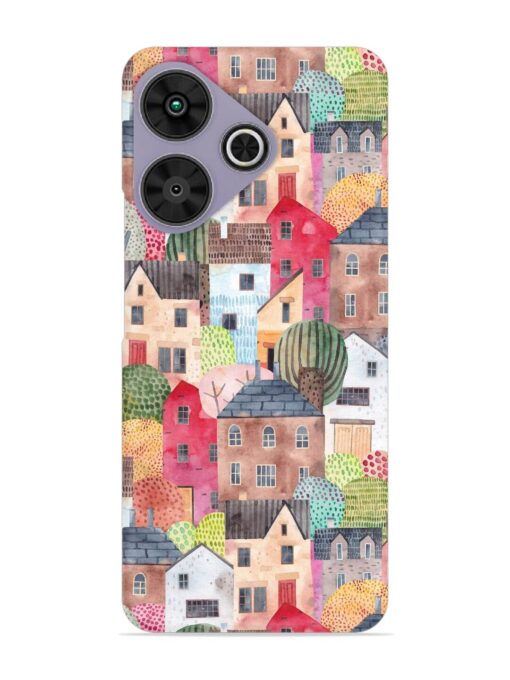 Abstract Seamless Pattern Snap Case for Poco M6 Plus (5G)