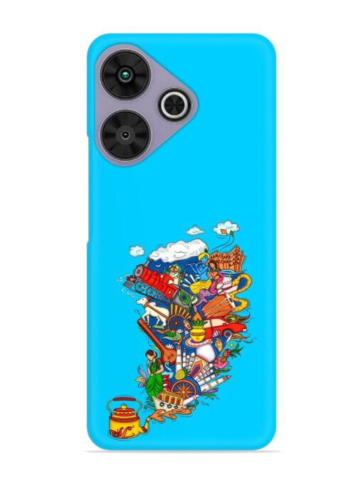 Vector Design Indian Snap Case for Poco M6 Plus (5G)