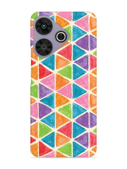 Seamless Colorful Isometric Snap Case for Poco M6 Plus (5G)