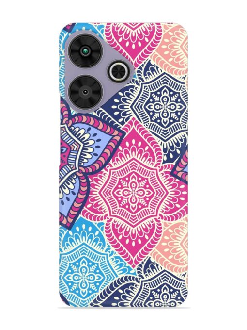 Ethnic Floral Seamless Snap Case for Poco M6 Plus (5G)