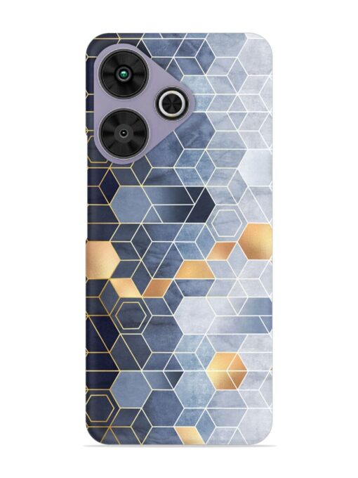 Geometric Abstraction Hexagons Snap Case for Poco M6 Plus (5G)