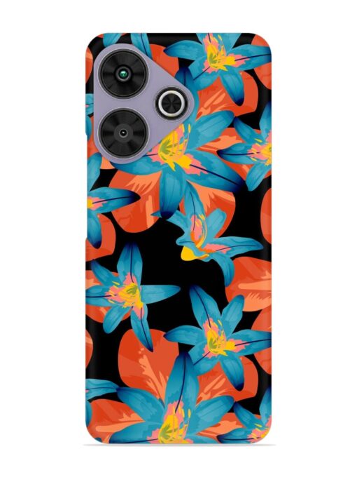 Philippine Flowers Seamless Snap Case for Poco M6 Plus (5G)