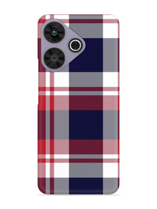 Classic Plaid Tartan Snap Case for Poco M6 Plus (5G)