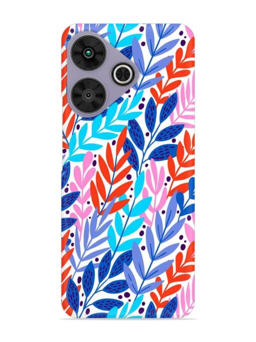 Bright Floral Tropical Snap Case for Poco M6 Plus (5G)