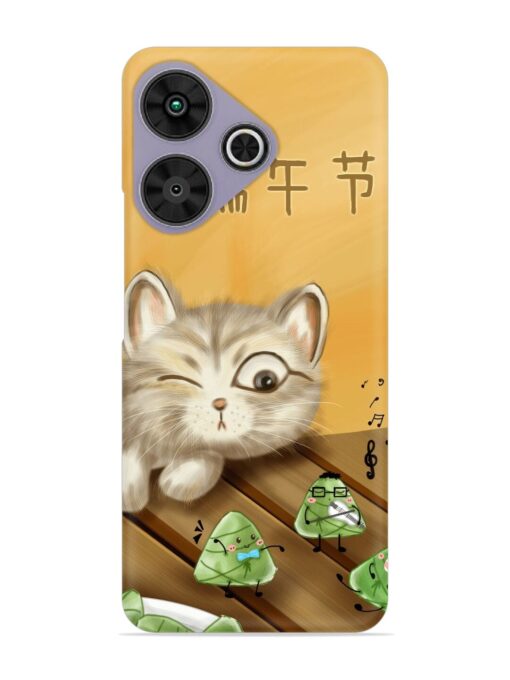 Cat Scorpion Dancing Snap Case for Poco M6 Plus (5G)