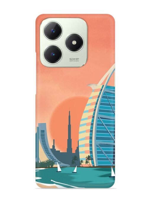 Dubai Architectural Scenery Snap Case for Realme C63 (4G)