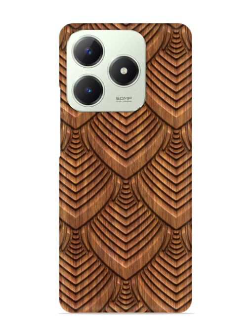 Carved Pattern On Snap Case for Realme C63 (4G)