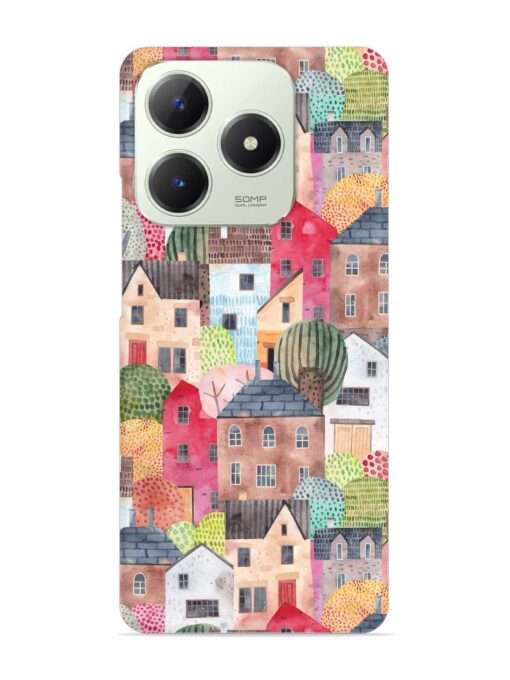 Abstract Seamless Pattern Snap Case for Realme C63 (4G)