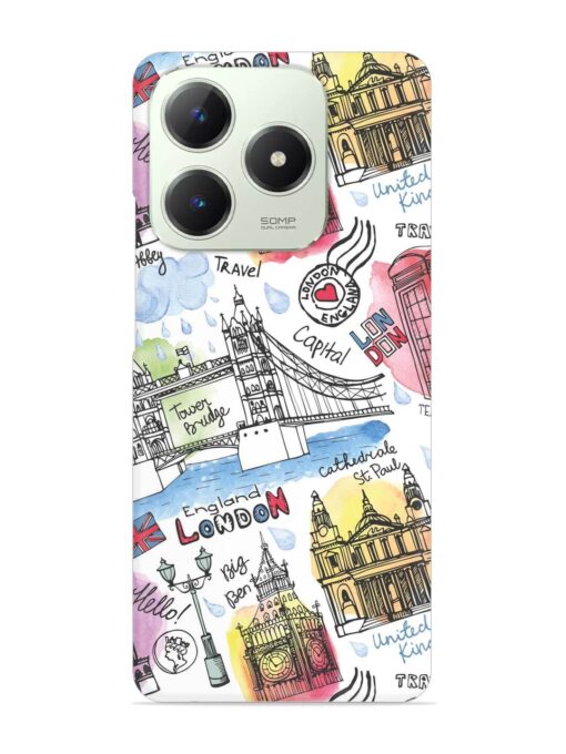 Vector London Landmark Snap Case for Realme C63 (4G)