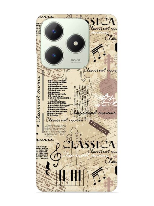 Classical Music Lpattern Snap Case for Realme C63 (4G)