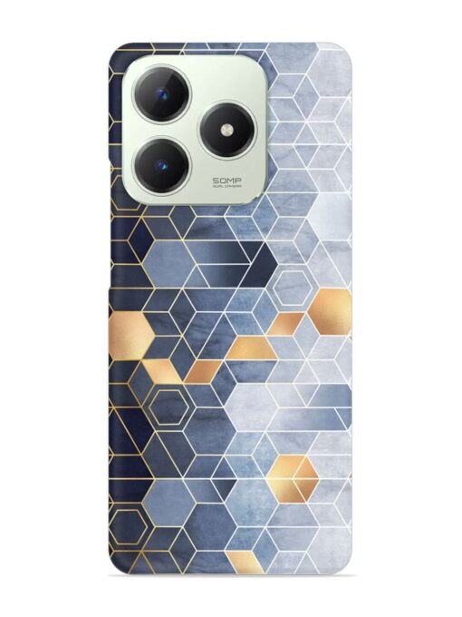 Geometric Abstraction Hexagons Snap Case for Realme C63 (4G)