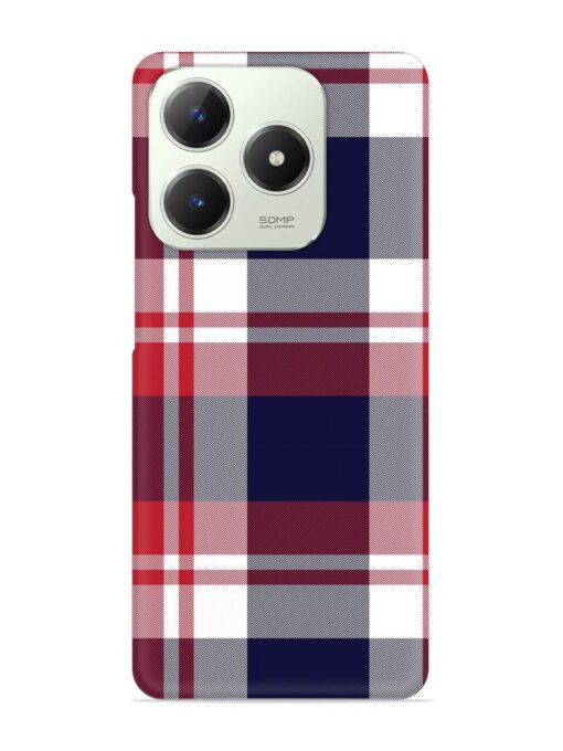 Classic Plaid Tartan Snap Case for Realme C63 (4G)