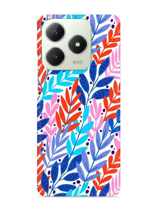 Bright Floral Tropical Snap Case for Realme C63 (4G)