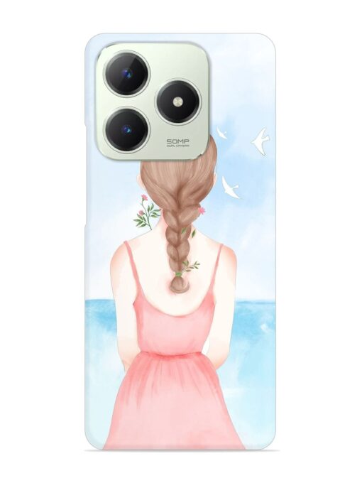 Watercolor Girl Vector Snap Case for Realme C63 (4G)