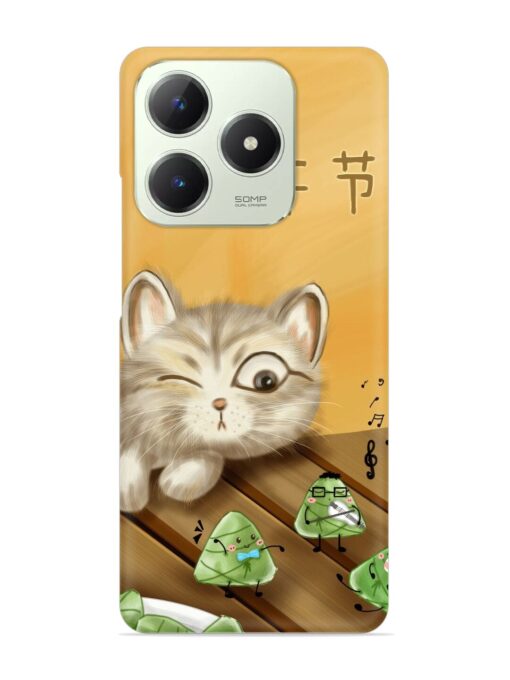 Cat Scorpion Dancing Snap Case for Realme C63 (4G)