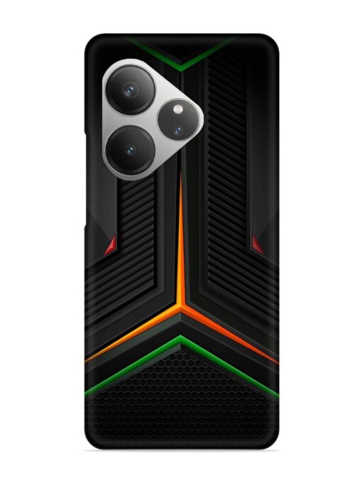 Orange Triangle Light Snap Case for Realme Gt 6