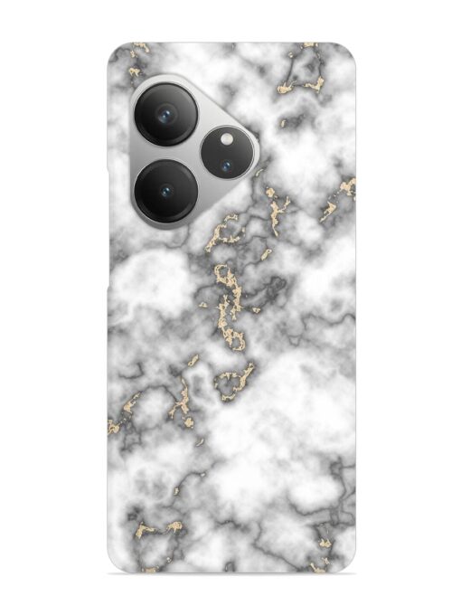 Gray And Gold Marble Snap Case for Realme Gt 6