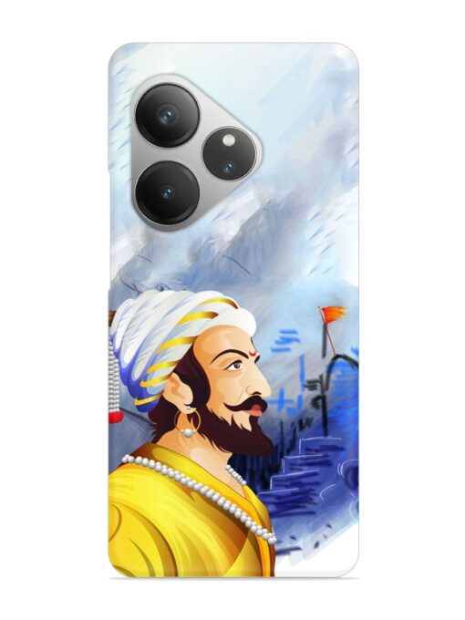 Shivaji Maharaj Color Paint Art Snap Case for Realme Gt 6