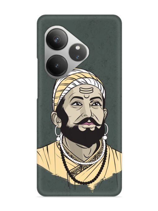 Shivaji Maharaj Vector Art Snap Case for Realme Gt 6