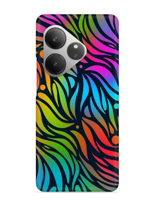 Abstract Leaf Design Snap Case for Realme Gt 6