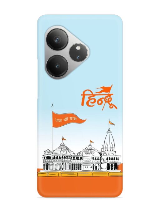 Ram Mandir Hindu Snap Case for Realme Gt 6